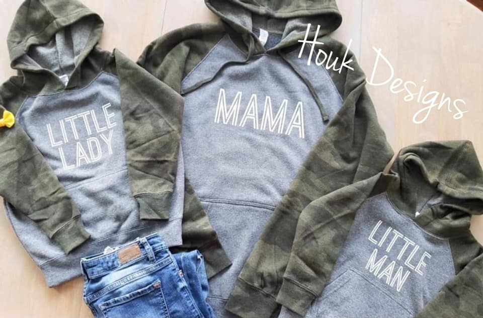Mommy and Me Camo Hoodies