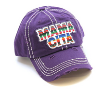 Load image into Gallery viewer, Distressed Mamacita Hat-MULTIPLE COLORS
