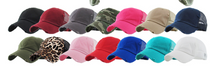 Load image into Gallery viewer, Distressed Womens Hat-Royals
